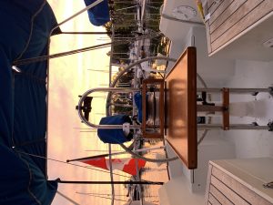 C&C 29 1984 Cockpit table .JPG