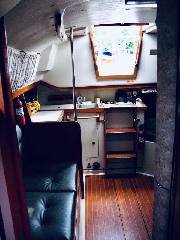 C&C 29 1984 Galley and Side sleeper.jpg